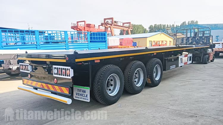 Tri Axle Flat Bed Trailer for Sale in Guam