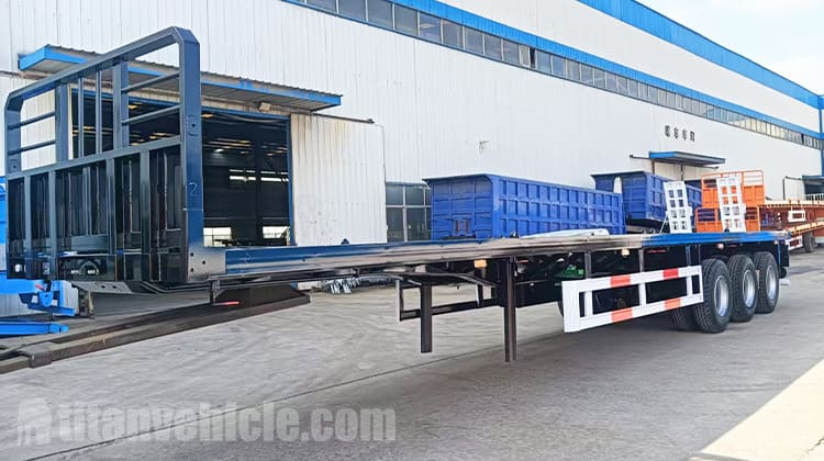 Tri Axle Flat Bed Trailer for Sale in Guam