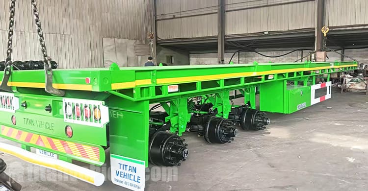 Flatbed Trailer Lowbed Trailer for Sale in Congo