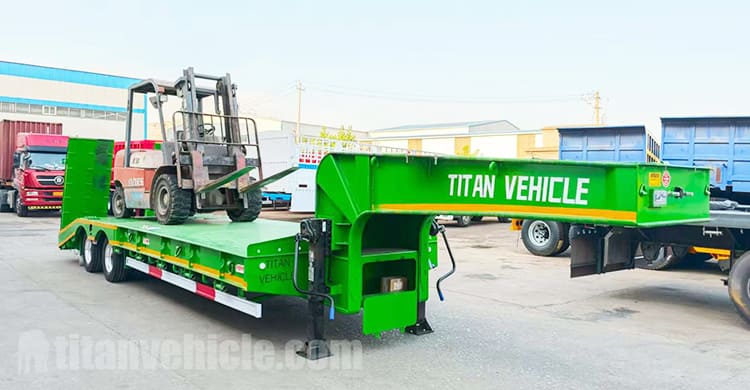 Flatbed Trailer Lowbed Trailer for Sale in Congo