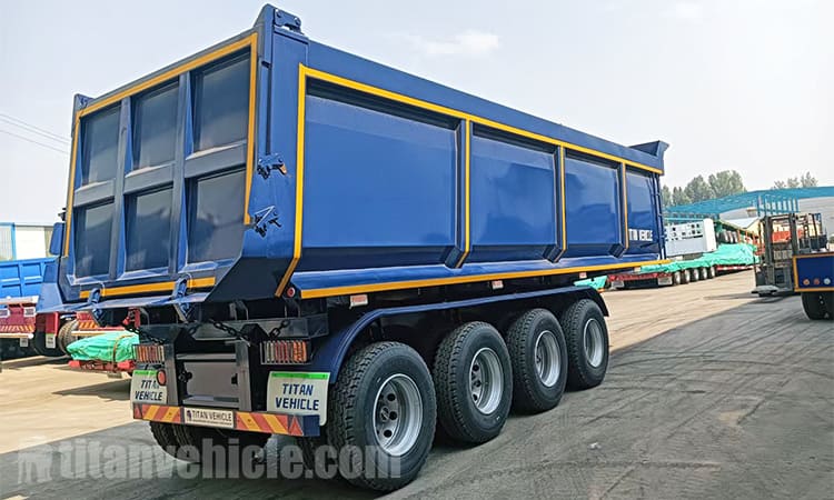 4 Axle Semi Tipper Trailer for Sale in Angola