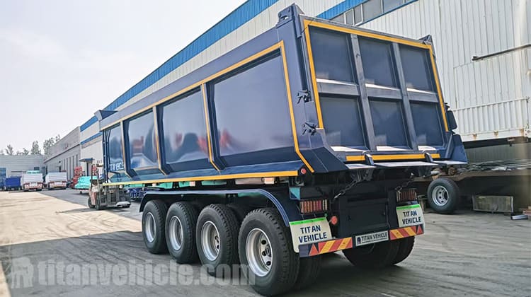 4 Axle Semi Tipper Trailer for Sale in Angola