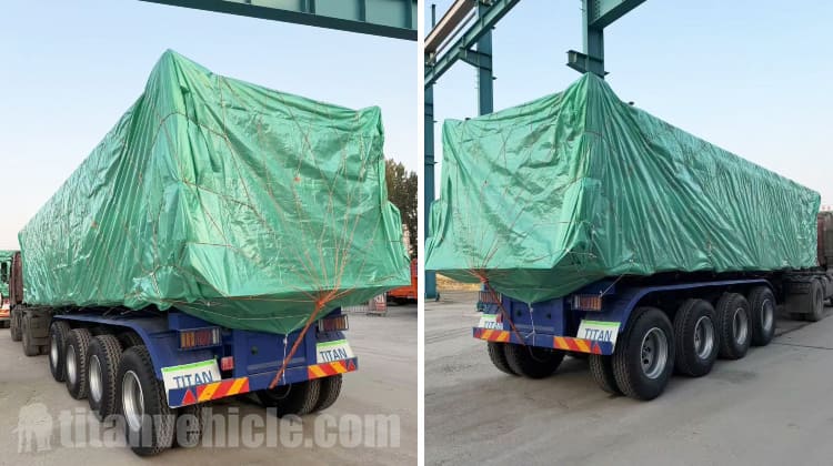 4 Axle Semi Tipper Trailer for Sale in Angola