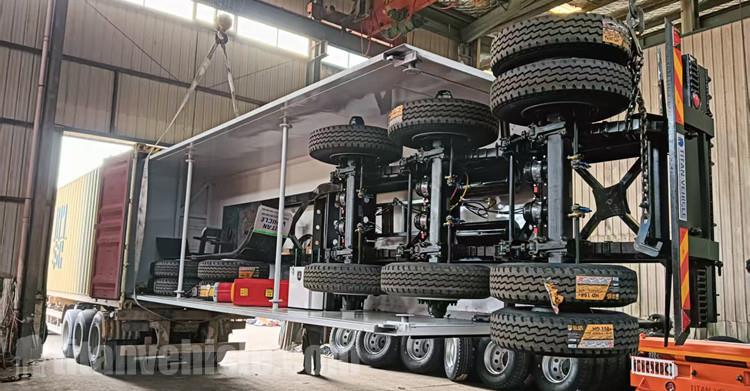 New 3 Axle Tipper Trailer will be sent to Mali by Container