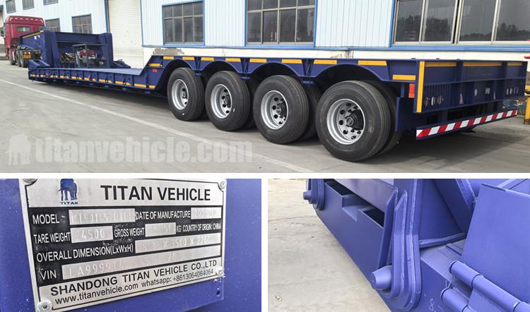 4 Axle Removable Gooseneck Trailer for Sale in Nigeria