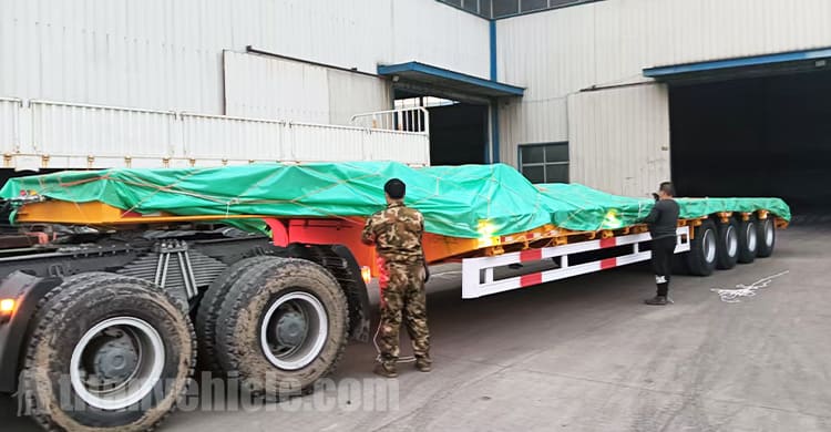 4 Axle Semi Low Bed Trailer for Sale in Uganda