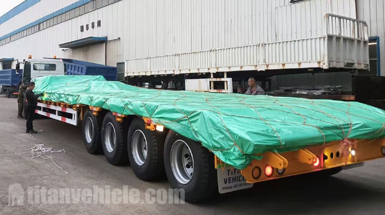 4 Axle Semi Low Bed Trailer for Sale in Uganda