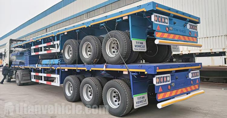 3 Axle Fence Cargo Trailer for Sale in Tanzania