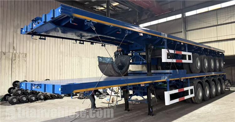 5 Axle Flatbed Semi Trailer for Sale In Aruba