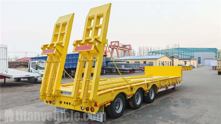 60 Ton Low Loader Truck Trailer for Sale In Zambia