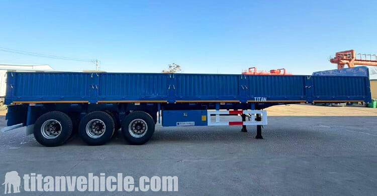 3 Axle Drop Side Trailer for Sale in Tanzania