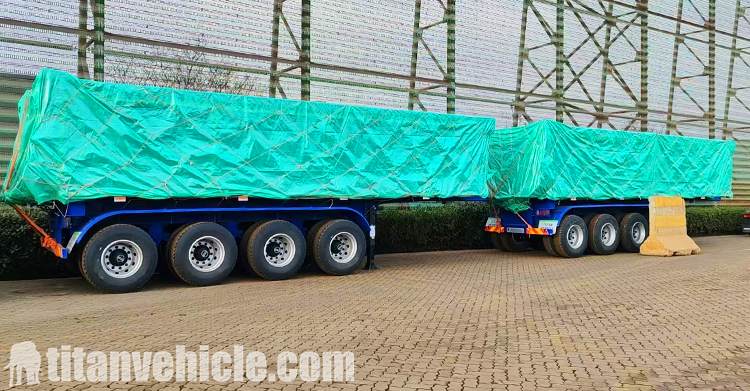 4 Axle Rear Dump Semi Trailer for Sale in Senegal