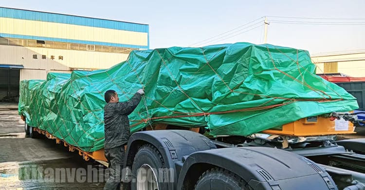 2 Axle Low Bed Trailer for Sale in Sierra Leone