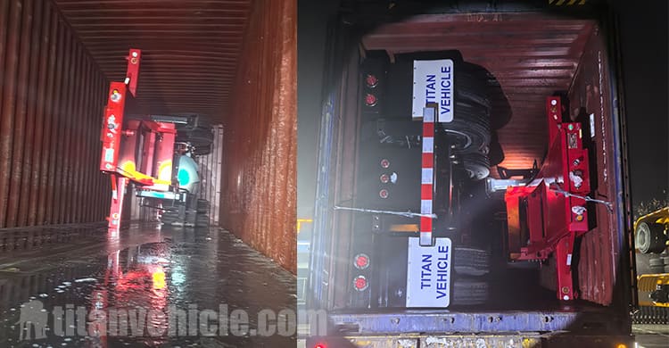 2 Axle Intermodal Container Chassis Trailer for Sale in Guam