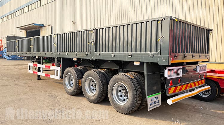 Tri Axle Cargo Sidewall Trailer for Sale in Zimbabwe