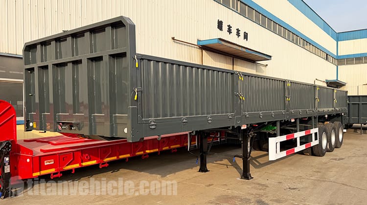 Tri Axle Cargo Sidewall Trailer for Sale in Zimbabwe