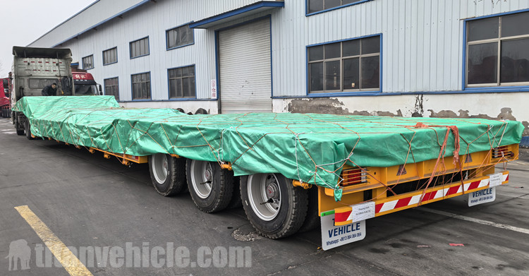 120 Ton Folding Gooseneck Trailer for Sale in Nigeria