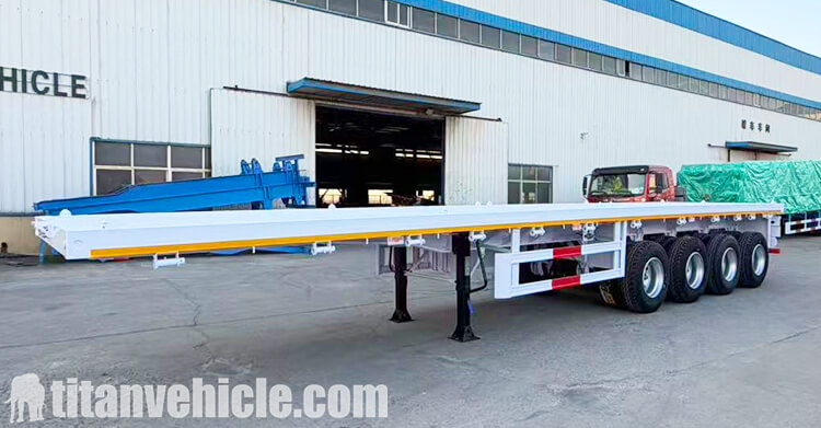 4 Axle Flatbed Semi Trailer for Sale in Nigeria