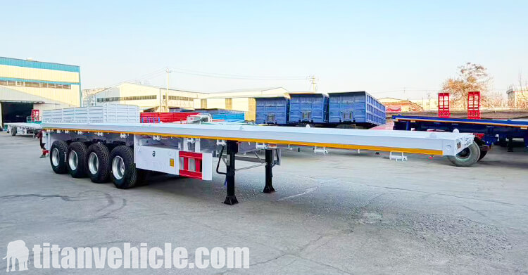 4 Axle Flatbed Semi Trailer for Sale in Nigeria