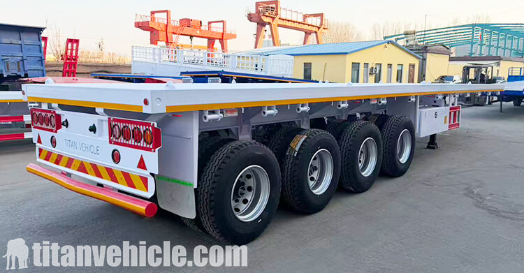 4 Axle Flatbed Semi Trailer for Sale in Nigeria