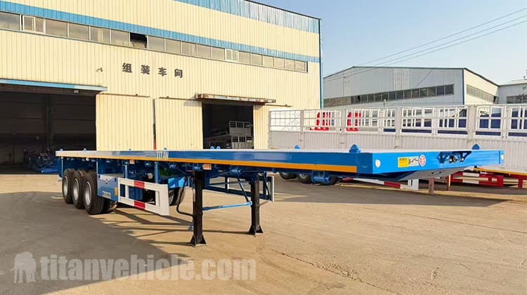 4 Axle Semi Truck Flatbed Trailer for Sale in Congo