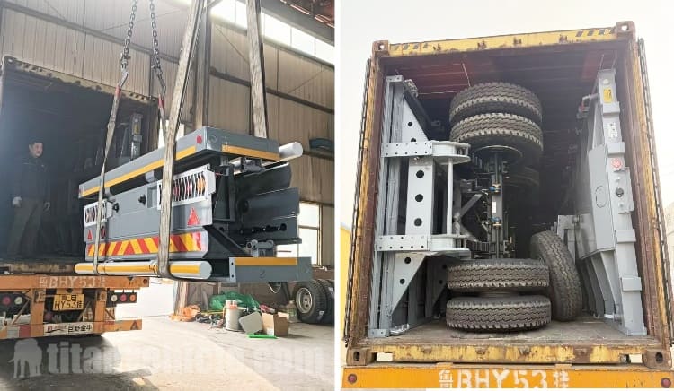 Tri Axle Semi Truck Flatbed Trailer for Sale in Angola