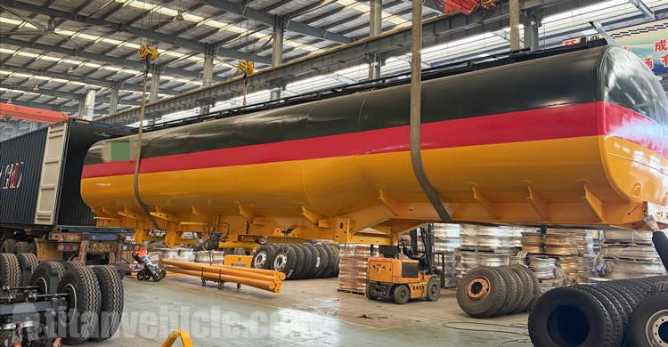 3 Axle Fuel Tanker Semi Trailer for Sale in Peru