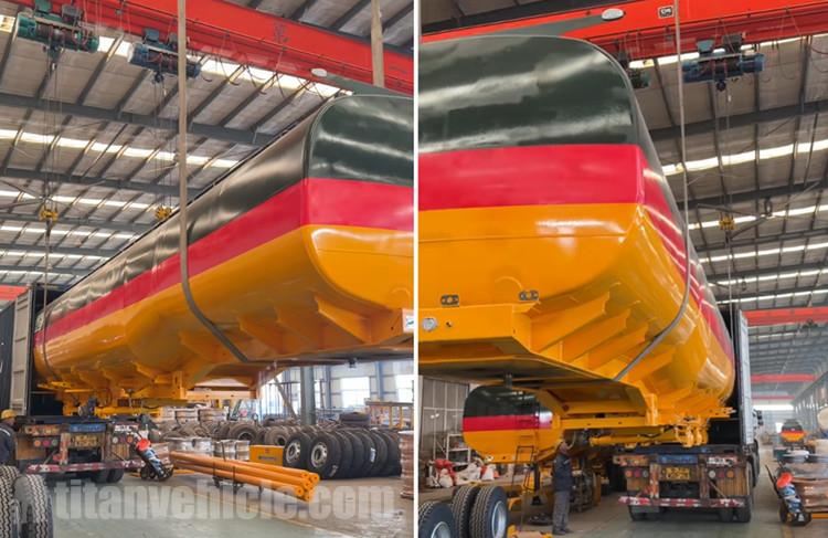3 Axle Fuel Tanker Semi Trailer for Sale in Peru