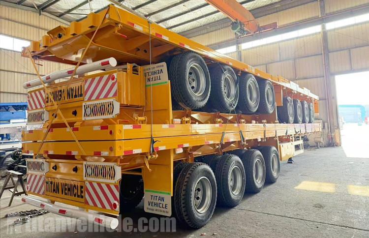 4 Axle Flatbed Trailers for Sale Near Me in Ghana
