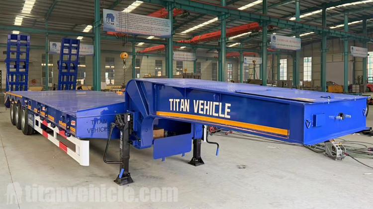 3 Axle Lowbed Semi Trailer for Sale in Algeria