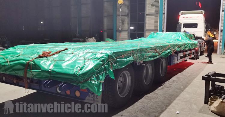 3 Axle Lowbed Semi Trailer for Sale in Algeria