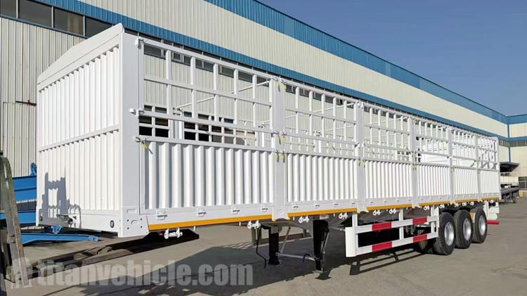 60 Ton Fence Cargo Semi Trailer for Sale in Mozambique