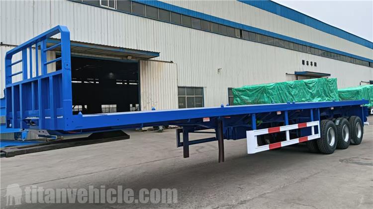 Tri Axle 12.5m Flatbed Semi Trailer for Sale In Namibia