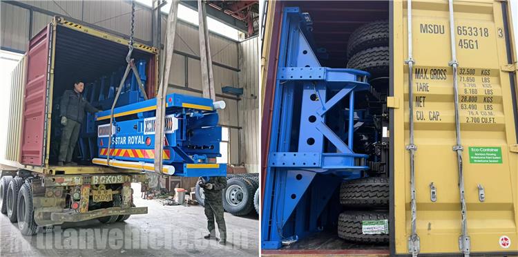 Tri Axle 12.5m Flatbed Semi Trailer for Sale In Namibia