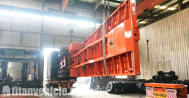 3 Axle 40 Ft Flatbed Trailer for Sale in Zambia