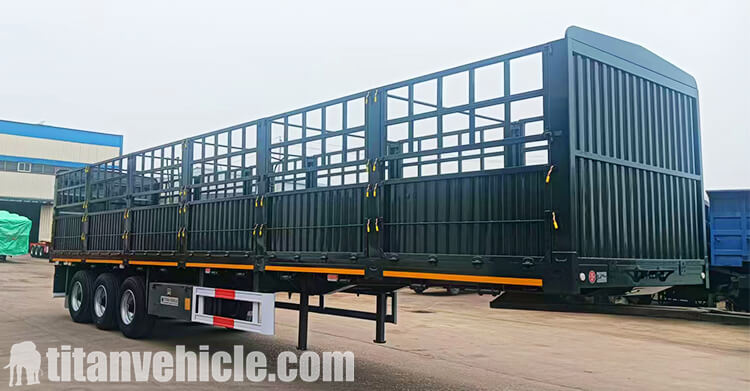 3 Axle Fence Cargo Semi Trailer for Sale in Tanzania