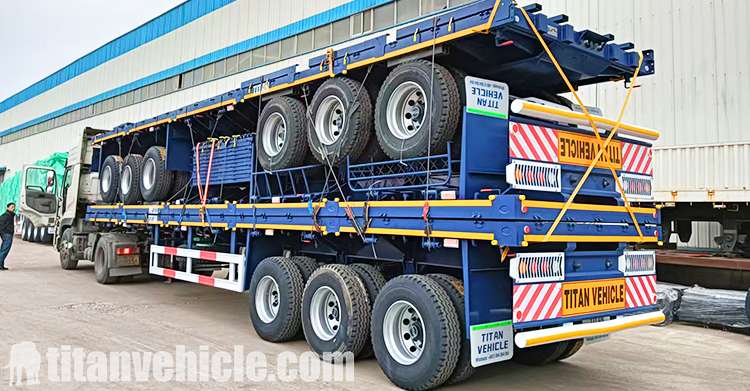 Tri Axle Dropside Trailer for Sale in Sierra Leone