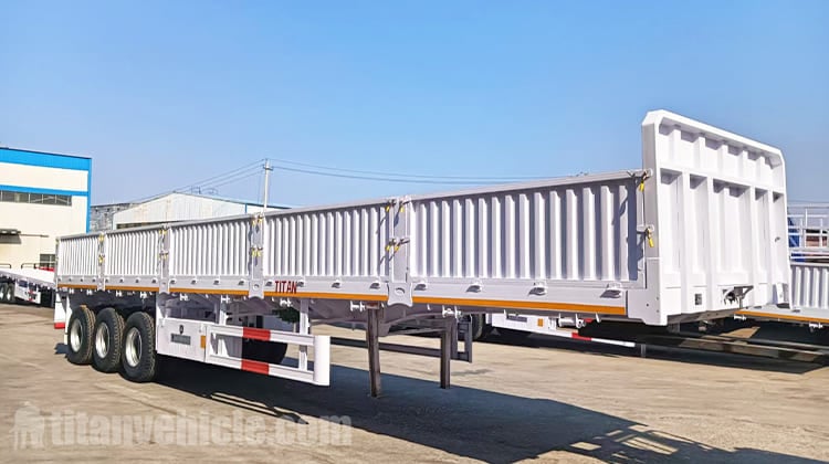 Tri Axle Sidewall Semi Trailer for Sale in Zimbabwe