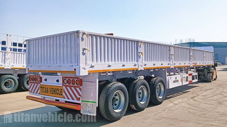 Tri Axle Sidewall Semi Trailer for Sale in Zimbabwe