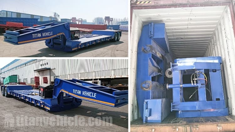 60 Ton Lowboy Gooseneck Trailer for Sale in Nigeria