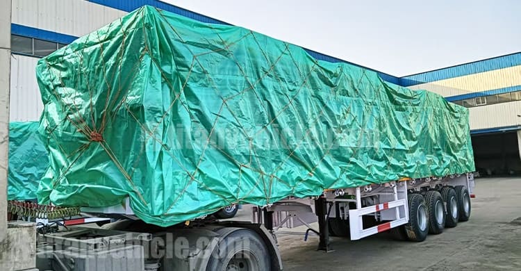 4 Axle Flatbed Semi Trailer Manufacturers for Sale in Tanzania