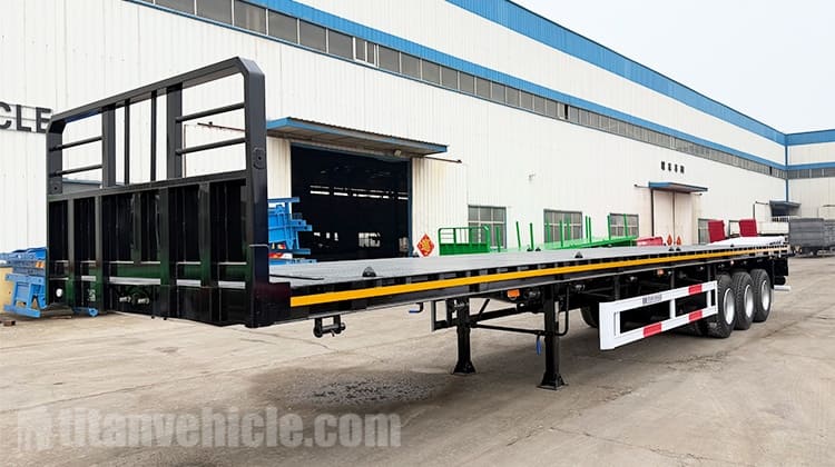 Tri Axle Truck Flatbed Trailer for Sale in Congo
