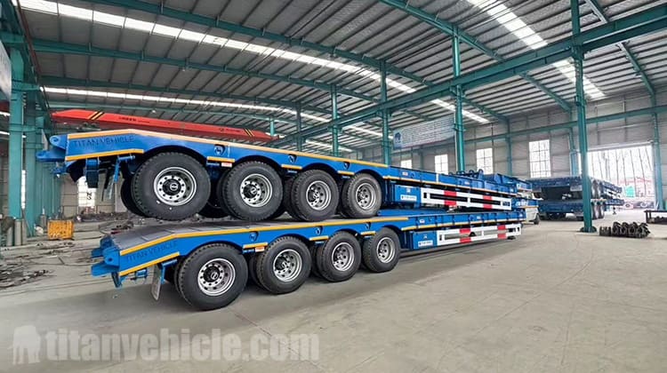 4 Axle Low Bed Trailer Manufacturers Price in Angola