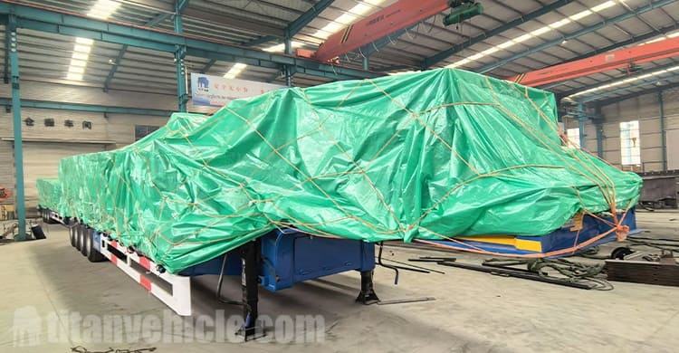 4 Axle Low Bed Trailer Manufacturers Price in Angola