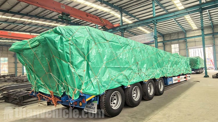 4 Axle Low Bed Trailer Manufacturers Price in Angola
