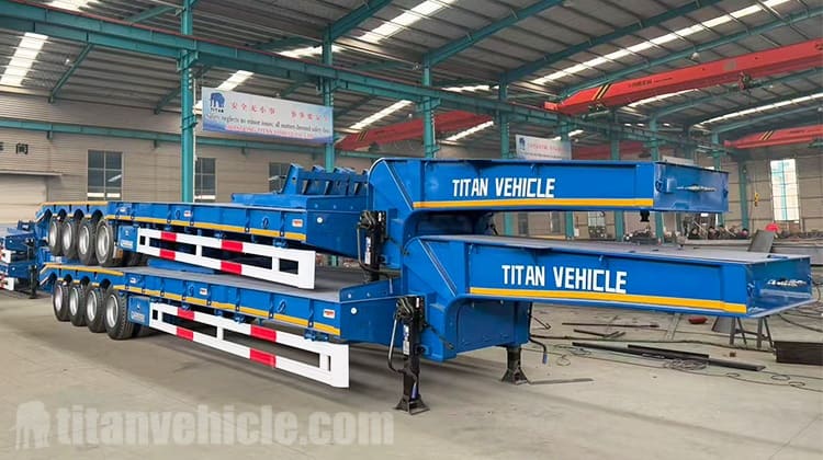 4 Axle Low Bed Trailer Manufacturers Price in Angola