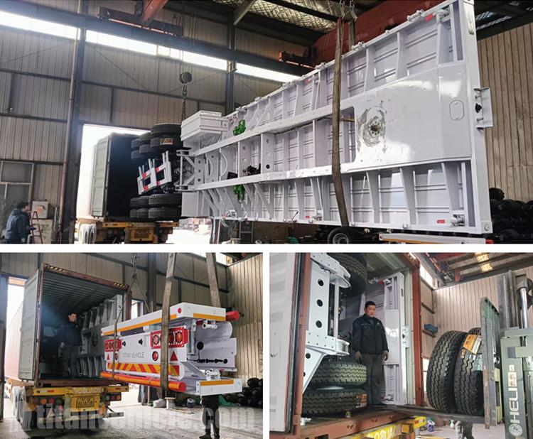 Tri Axle Trailer will be sent to Zimbabwe by Container