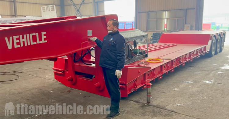 Lowboy Trailer Tested and Ready Ship to Mombasa Kenya