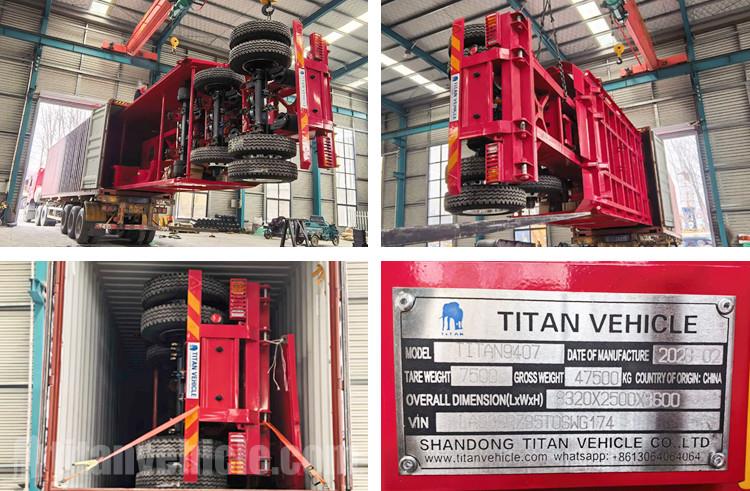 3 Axle Dump Semi Trailer for Sale in Guatemala