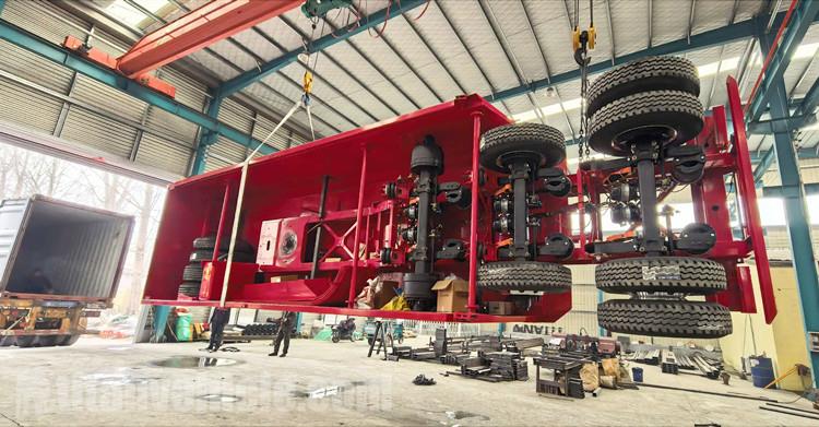 3 Axle Dump Semi Trailer for Sale in Guatemala